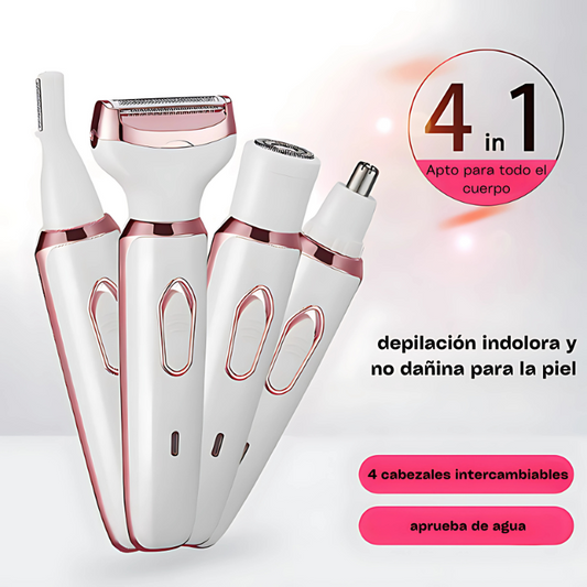 Amoretti Afeitadora eléctrica 4 en 1 para mujer